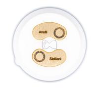 Pastidea - Trafila in bronzo e POM Anelli Siciliani compatibile con Philips Pasta Maker Avance e Serie 7000