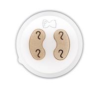 Pastidea - Trafila in bronzo e POM Funghi 10mm compatibile con Philips Pasta Maker Avance e Serie 7000