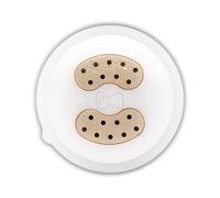 Pastidea - Trafila in bronzo e POM Spaghetti 2.5mm compatibile con Philips Pasta Maker Avance e Serie 7000
