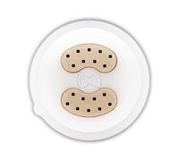 Pastidea - Trafila in bronzo e POM Spaghetti Quadri Chitarra 2mm compatibile con Philips Pasta Maker Avance e Serie 7000