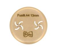 Pastidea - Trafila in Bronzo Fusilli A4 13mm compatibile con Kenwood. Con apposito adattatore, compatibile anche con Philips Pasta Maker Avance, Viva, Serie 7000 e altri modelli.