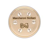 Pastidea - Trafila in Bronzo Maccheroni Siciliani Bucatini 5mm compatibile con Kenwood. Utilizzando l'adattatore, compatibile con Philips Pasta Maker Avance, Viva, Serie 7000, e altri.