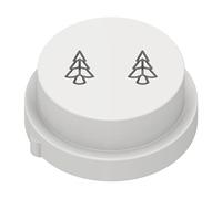 Pastidea - Trafila in POM Albero di Natale compatibile con Philips Pasta Maker Avance e Serie 7000
