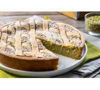 PASTIERA ARTIGIANALE NAPOLETANA CON CREMA DI PISTACCHIO -DA CIRCA 1KG
