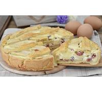 Pastiera torta rustica con ricotta, salame e provolone del monaco 1KG
