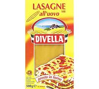 Pastificio Divella Pasta Lasagna all'Uovo 500 gr. (5 Pacchi da 500gr)