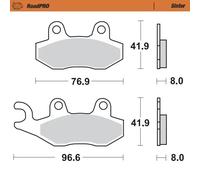 Pastiglia freno anteriore RoadPRO MOTO-MASTER Metallo sinterizzato 410501