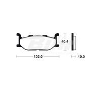 Pastiglia Freno Anteriore YAMAHA T-MAX 500 Anno 2004 Per Moto Ruota Moto