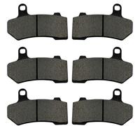 Pastiglia Freno Dischi freno anteriori e posteriori for moto/adatti for Harley Davidson Road King Street Road Glide Electra Glide FLHR FLHX FLTR 2008-2017 14(Front Rear 3 pairs)