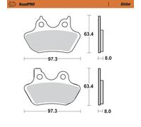 Moto-master Harley Davidson 411902 Sintered Brake Pads Nero