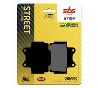 YAMAHA RD LC 500 1984-0000 PASTIGLIE FRENO SBS 570 HF (ORGANICA)