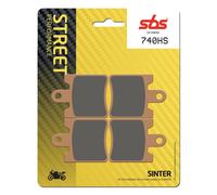 SET 4 PASTIGLIE FRENO ANTERIORE SBS 740 HS YAMAHA FJR A - FJR AS 1300 2006 2015