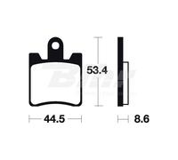 Pastiglia Freno Suzuki Burgman 250-400 Per Moto Ruota Moto Motore Ricambi