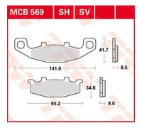 FERODO FDB481EF Kit pastiglie freni
