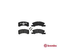 PASTIGLIE ANT BREMBO P16011 MITSUBISHI MIRAGE / SPACE STAR 2 VOLUMI 1.0 52 2012