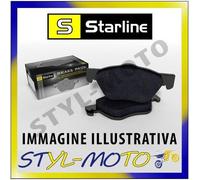 PASTIGLIE ANT STARLINE BD S025 RENAULT CLIO 2A SERIE 1.2 RT BER 3P 43 K LUC 2001