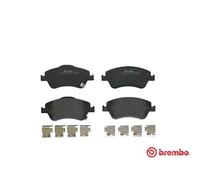 PASTIGLIE ANTERIORE FRENI BREMBO P83079 TOYOTA AURIS 1.33 DUAL-VVTI 73 KW 2012
