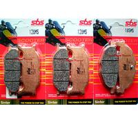 Pastiglie Anteriore + Post. SBS Sinter Per YAMAHA XP T-MAX 500 2006 06 128+185MS