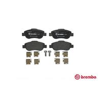Kit 4 Pastiglie Freno Anteriori Adatte per FIAT PANDA 169 4X4 1.3 MTJ Con Spia