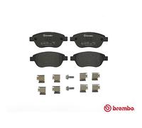 PASTIGLIE ANTERIORI FRENI BREMBO P61068 CITROǟ?N C4 COUPE 1.4 16V 65 KW 2004
