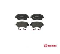 PASTIGLIE ANTERIORI FRENI BREMBO P68033 DACIA DUSTER 1.6 16V LPG 77 04/2011