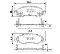 HERTH+BUSS JAKOPARTS J3608025 Kit pastiglie freni