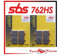 Set 2 paia pastiglie freno SBS 762HS APRILIA BENELLI BIMOTA DUCATI TRIUMPH KTM