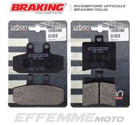 Pastiglie APRILIA Leonardo 250 1999 2000 2001 2002 2003 2004 (Ant. Post BRAKING)