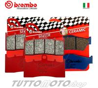 Pastiglie BMW K 1200 R 2005 2006 2007 2008 / K1200 Kit Freni Ant Post BREMBO