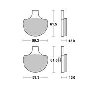 PASTIGLIE BREMBO GENUINE 07HD0614