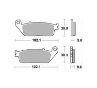 PASTIGLIE BREMBO GENUINE 07HO4108