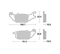 PASTIGLIE BREMBO GENUINE 07HO4905