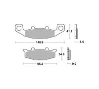 PASTIGLIE BREMBO GENUINE 07KA0933