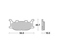 Pastiglie Freno Brembo Carbon Ceramic Anteriori YAMAHA XJ6-SP Diversion 600 2013
