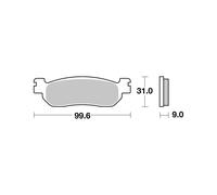 PASTIGLIE BREMBO GENUINE 07YA3707
