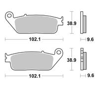 BREMBO 07HO31SP Kit pastiglie freni
