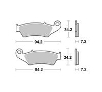 PASTIGLIE BREMBO TT07KA17TT