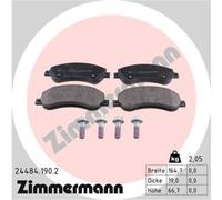Pastiglie Bremsbelegsatz Frontale Sistema Bendix - Bosch per VW Amarok 2H_S1B