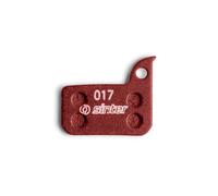 Sinter 017 Sram Road Mtb Standard Organic Disc Brake Pads 25 Units Rosso Red