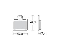 Moto-master Husqvarna/ktm 096712 Sintered Brake Pads Nero
