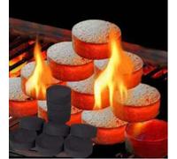 Pastiglie di carbone ad accensione rapida, adatte per incenso, spezie arabe, carbone senza fumo, carbone ad accensione rapida, carbone per incenso, adatte per uso domestico, barbecue, uso in camino in