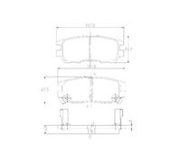 Pastiglie Di Freno PP620NP GDB1127 2184002 040502 BP761 T3019 M361I06 223019