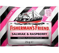 Pastiglie di lampone Salmiak FISHERMAN'S FRIEND SCEGLI 4, 8, 16 o 32 CONFE...