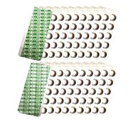 Pastiglie di ricambio per tester piscina 200 pezzi | 100x DPD1 cloro libero/bromo + 100x Phenol Red pH | Pastiglie Rapid per test colorimetrico piscina, spa e idromassaggio