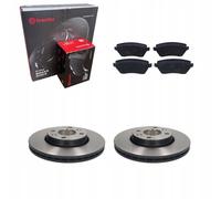 COPPIA DISCHI FRENO ANT BREMBO RENAULT MODUS MODUS 1.5 dCi 75 55KW 10> 09907875