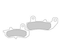 PASTIGLIE FERODO PLATINUM ROAD FDB607P COMPATIBILE CON SUZUKI DR650