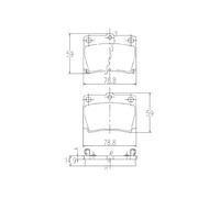 PASTIGLIE FRENANTI PP729NP GDB3239 2359301 075002 BP1230 T1254 223030 D6086