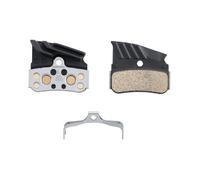 Coppia di pastiglie metalliche shimano n04c mf per freni shimano xtr deore xt slx