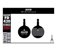 Coppia di pastiglie dei freni galfer semi metalliche avid bb5 standard