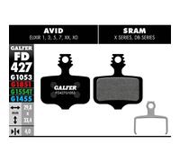 Coppia di galfer semi metallici avid elixir 1 2 3 5 7 sram xx x0 x7 x9 db standard